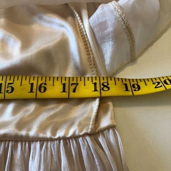 Anne Turtaut Champagne Ethereal, Whimsical Baby Doll Dress Size S Fairycore - Picture 13 of 14